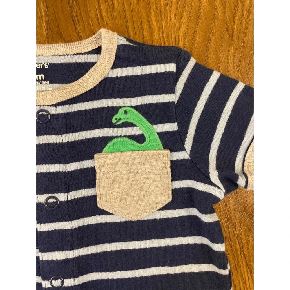 Carters Baby Boy 3 Mo Outfits Clothes Lot Bundle‎ One Piece Rompers Car Bus Dino
